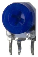 BOURNS 3306W-1-201 Trimmer, Single Turn, Cermet, Side Adjust, 200 ohm, Through Hole, 1 Turns