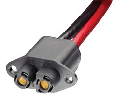 CORCOM - TE CONNECTIVITY 60DBPL3 High Power Connector, DB Series, Plug, 150 VDC, 60 A, Flange Mount, Crimp