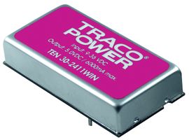 TRACO POWER TEN 30-4831WIN Isolated Through Hole DC/DC Converter, ITE, DIP, 4:1, 30 W, 3 Output, 5 V