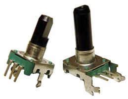 TT ELECTRONICS / BI TECHNOLOGIES EN12-HS22AF20 Rotary Encoder, Mechanical, Incremental, 24 PPR, 24 Detents, Horizontal, With Push Switch