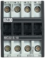 IMO PRECISION CONTROLS MC22-S-10110 Contactor, 22 A, DIN Rail, 690 VAC, 3PST-NO, 10 kW