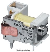 IMO PRECISION CONTROLS SRGA-1A-L-12VDC General Purpose Relay, SRG Series, Power, Non Latching, SPST-NO, 12 VDC, 30 A