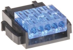3M 35505-6180-A00-GF IDC Connector, IDC Receptacle, Female, 3 mm, 1 Row, 5 Contacts, Cable Mount