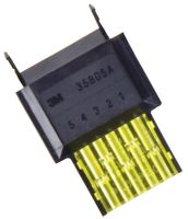 3M 35805-6200-A00GF IDC Connector, IDC Receptacle, Female, 3 mm, 1 Row, 5 Contacts, Cable Mount