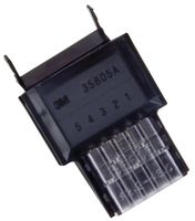3M 35805-6080-A00-GF. IDC Connector, IDC Receptacle, Female, 3 mm, 1 Row, 5 Contacts, Cable Mount