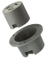 LEGRAND PASS & SEYMOUR L6-20FO Power Entry Connector, Electrical AC Power, 20 A, Grey, Thermoplastic Body, 250 V