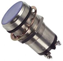 DIALIGHT 556-1804-304F LED Panel Mount Indicator, Blue, 24 VDC, 25.4 mm, 32 mA, 1200 foot lambert, IP66