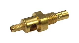 JOHNSON - CINCH CONNECTIVITY 131-9303-401 RF / Coaxial Connector, Non Magnetic, SMB Coaxial, Straight Bulkhead Jack, Crimp, 50 ohm