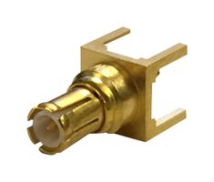 JOHNSON - CINCH CONNECTIVITY 133-9801-201 RF / Coaxial Connector, Non Magnetic, PCB, MCX Coaxial, Straight Plug, Through Hole Vertical