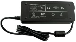 MULTICOMP PRO MP010267 AC/DC Power Supply, ITE, 1 Output, 90 W, 12 VDC, 7.5 A