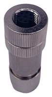 NORCOMP 858FA08-203RCS1 Sensor Connector, VULCON Series, M12, Female, 8 Positions, Screw Socket, Straight Cable Mount