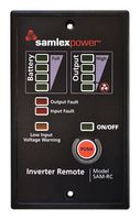 SAMLEX SAM-RC Remote Control, Inverter, RJ45, 8P8C, 16' Cable, Straight-Through, 0 °C to 40 °C, SAM Series