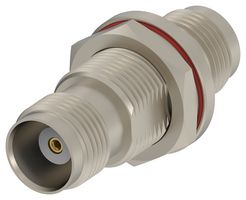 TE CONNECTIVITY 2503475-1 RF / Coaxial Adapter, 26.5GHz Frequency, SMA, Jack, SMA, Jack, Straight Bulkhead Adaptor, 50 ohm