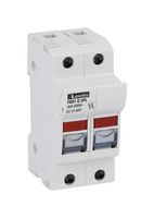 LOVATO ELECTRIC FB01G2PL Fuse Holder, DIN Rail, 2 Fuse, 30 A, 690 VAC, Screw, Status Indicator, 10mm x 38mm