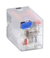 LOVATO HR602CA110 Power Relay, DPDT, 110 VAC, 7 A, HR602C Series, DIN Rail, Non Latching