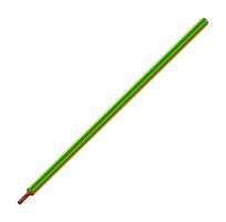 STAUBLI 61.7556-10020 Wire, Silicone, Green, Yellow, 651 x 0.07mm, 328 ft