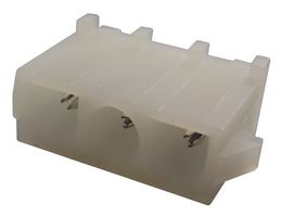 AMP - TE CONNECTIVITY 350429-1 Pin Header, UL94V-2, Wire-to-Board, 6.35 mm, 1 Rows, 3 Contacts, Through Hole Straight