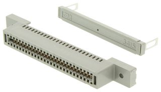 AMPHENOL ADVANCED SENSORS RL2005-27K-138-D1 Card Edge Connector, Dual Side, 1.78 mm, 50 Contacts, Panel Mount, Straight