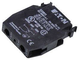 EATON CUTLER HAMMER E22B11 Contact Block, 10 A, 600 V, 2 Pole, SPDT-1NO/1NC