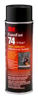 3M 74-CLEAR-24OZ Adhesive, Synthetic Polymer, Transparent, Can, 24 fl.oz (US), GREENGUARD Series