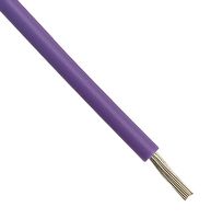 ALPHA WIRE 461219 VI005 Wire, PVC, Violet, 12 AWG, 19 x 0.47mm, 30 m