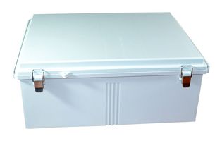 BUD INDUSTRIES PTQ-11076 Plastic Enclosure, IP67, NEMA 4X, PCB Box, Polycarbonate, 199.9 mm, 511.4 mm, 401 mm, IP67