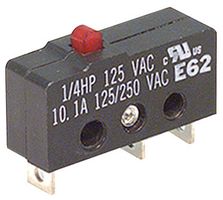 HONEYWELL 412SX21T Microswitch, Subminiature, Pin Plunger, SPDT, Solder, 1 A, 30 V