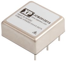 XP POWER JCM2024D15 Isolated Through Hole DC/DC Converter, ITE, DIP, 2:1, 20 W, 2 Output, 15 V