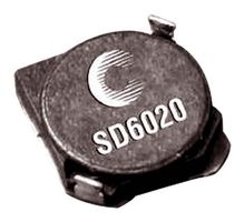 EATON ELECTRONICS SD6020-6R2-R Power Inductor (SMD), 6.5 µH, 1.63 A, Shielded, 1.4 A, SD6020 Series