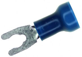 TE CONNECTIVITY - AMP 52955-2 Fork / Spade Tongue Terminal, PLASTI-GRIP Series, 16 AWG, 14 AWG, 2 mm², M3.5, #6