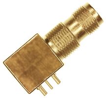 AMPHENOL RF 031-5660 RF / Coaxial Connector, TNC Coaxial, Right Angle Bulkhead Jack, Solder, 50 ohm, Beryllium Copper