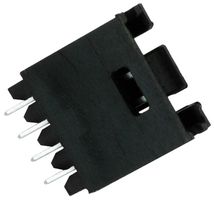 TE CONNECTIVITY - AMP 5-103080-2. Pin Header, Straight, Wire-to-Board, 2.54 mm, 1 Rows, 4 Contacts, Through Hole Straight