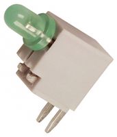 LUMEX SSF-LXH4RAGD Circuit Board Indicator, Green, 1 LEDs, Through Hole, T-1 (3mm), 20 mA, 30 mcd