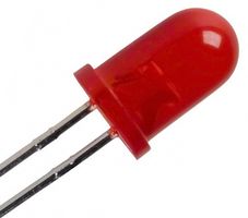 LUMEX SSL-LX5063GD Flashing LED, SSL-LX5093 Series, Red, T-1 3/4 (5mm), 5 mcd, 1.5 Hz, 2.5 Hz