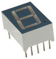 LUMEX LDS-A512RI 7 Segment LED Display, InfoVue, Green, 10 mA, 2.2 V, 3.9 mcd, 1, 14.2 mm