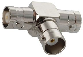 AMPHENOL RF 112456 RF / Coaxial Adapter, BNC, Jack, BNC, Jack, Jack, Tee Adapter, 75 ohm