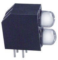 DIALIGHT 553-0323F Circuit Board Indicator, Green, Yellow, 2 LEDs, Through Hole, T-1 (3mm), Y 10mA, G 10mA
