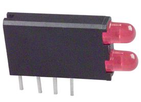 DIALIGHT 569-0111-100F Circuit Board Indicator, Red, Through Hole, T-1 (3mm), 20 mA, 10 mcd