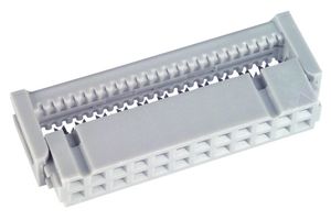 3M 89124-0001 IDC Connector, IDC Receptacle, Female, 2.54 mm, 2 Row, 24 Contacts, Cable Mount