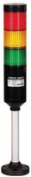 AUTONICS PTE-APF-FF-B Tower Light, LED, Blue, Flashing, Steady, 56mm Dia., Buzzer, 85dB, 240VAC, IP65, NEMA 4X