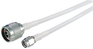 L-COM CA-RSPNMB010 RF / Coaxial Cable Assembly, 10 ft, 3 m, SMA RP Straight Plug, N Type Straight Plug, 50 ohm