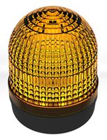 AUTONICS MS86S-S00-Y Signal Light, Xenon, Yellow, Flashing, Steady, 24VDC 110VAC, IP65, 86mm Dia., 108mm Ext. Depth