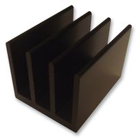 FISCHER ELEKTRONIK SK 452 37.5 SA Heat Sink, Square, PCB, Extruded, LED, 11.1 °C/W, SOT-32, TO-220, 29 mm, 24.99 mm, 37 mm