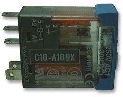 RELECO C10A10X24D Power Relay, SPDT, 24 VDC, 10 A, C10-A10 Series, Socket