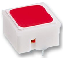 RAFI 3.14.200.023/0000 Tactile Switch, RF 15 Series, Top Actuated, Through Hole, Square Button, 296 gf, 250mA at 50VDC