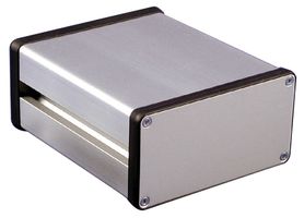 HAMMOND 1455NC1201 Metal Enclosure, 1455 Series, Extruded, Metal End Panels, Small, Extruded Aluminum, 53.1 mm, 103 mm