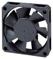 ADDA AD0612LB-D71GL DC Axial Fan, 12 V, Square, 60 mm, 15 mm, Ball Bearing, 12.62 CFM