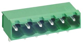 MULTICOMP PRO MCTE-03D11 Terminal Block, Header, 5.08 mm, 11 Positions, 16 A, 300 V, Through Hole Right Angle
