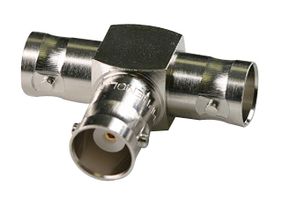 AMPHENOL RF B8073A1-ND3G-50 RF / Coaxial Adapter, BNC, Jack, BNC, Jack, Jack, Tee Adapter, 50 ohm