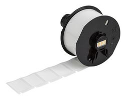 BRADY A62-15-499 Label, Thermal Transfer Printable, 19.05 mm, 25.4 mm, Nylon Cloth, White